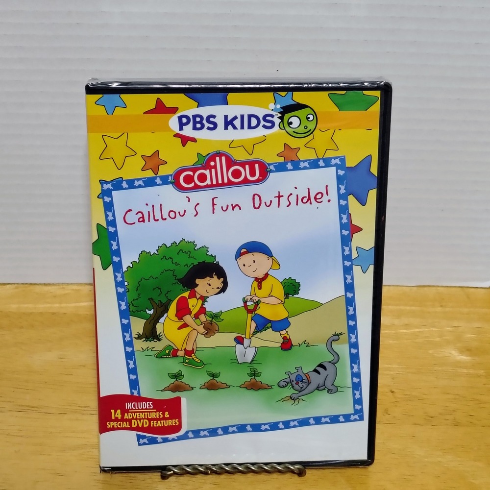 Caillou Fun Outside DVD PBS Kids Animated Adventures Special Features New Sealed